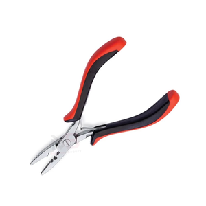 คีมต่อผมเกรดศัลยกรรม สแตนเลส สีดำ/แดง คีมหนีบสำหรับต่อผมแบบเส้นเดียว - Product Image 5