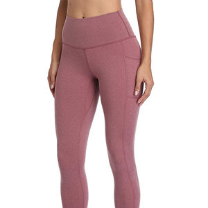 Leggings de sport personnalisés best-sellers pour femmes, taille haute, respirants, coupe ajustée, confortables, en spandex et nylon. - Product Image 3