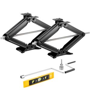 Componenti per Camper Resistenti da 9000 Libbre, Set di 4 Martinetti a Forbice da 23,4 Pollici con 2 Manovelle, Stabilizzatori di Livellamento per Camper da 9000 Libbre - Product Image 1