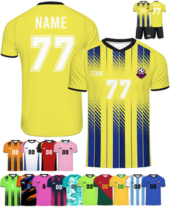 Camiseta de Fútbol Personalizada TROPIC EDGE SPORTS Unisex para Adultos, 100% Poliéster, Cuello en V, Manga Corta, Absorbe la Humedad, Impresión Sublimada para Equipo - Product Image 5
