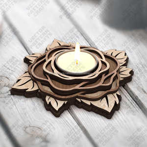 Soporte de luz en T de bambú ecológico hecho a mano para decoración sostenible del hogar y uso de regalos - Product Image 2