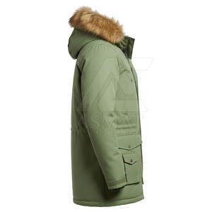 Parka imperméable pour homme, à capuche, coupe-vent, thermique, chaude, tendance, pour l'hiver - Product Image 3