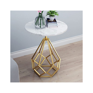 Table basse ronde en bois avec pieds en métal, nouvelle arrivée, table d'appoint moderne, support de canapé, meuble d'appoint, décoration intérieure - Product Image 5