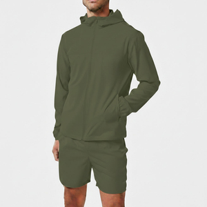 Ensemble sweat à capuche et short de qualité supérieure pour usine textile, haute résistance des couleurs, sans décoloration, vêtements de qualité industrielle supérieure - Product Image 1