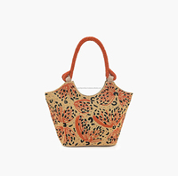 Tas Selempang Wanita Buatan Tangan Kapasitas Besar Gaya Bohemian India, Clutch Belanja Malam Hari, Gaya Boho Berhias Manik-Manik, Grosir