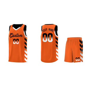 Maillot de basket-ball respirant en polyester, uniforme de basket-ball pour adultes, logo personnalisé, ensembles d'uniformes à séchage rapide - Product Image 2