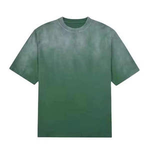 T-shirt surdimensionné délavé à l'acide pour homme, personnalisable avec logo imprimé, 100 % coton, style vintage streetwear, tee-shirt d'été, vente en gros - Product Image 5