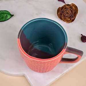 ชุดกาแฟเซรามิคทรงปลาสองสี ดีไซน์หรูหราทันสมัย ขนาด 200 มล. เป็นมิตรกับสิ่งแวดล้อม ทนทาน พกพาสะดวก สีชมพูฟ้า เหมาะสำหรับสำนักงานและบ้าน ใช้เป็นของขวัญได้ - Product Image 3
