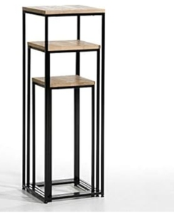 Elegante Soporte Metálico para Macetas con Diseño Moderno y Minimalista para Uso Decorativo en Interiores, Exteriores, Jardín, Balcón y Sala de Estar - Product Image 6