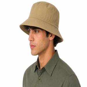 Unisex Bucket Hat Soft Cotton Casual Wide Brim Outdoor Streetwear Fashion Comfortable <b>Neutral</b> Headwear Soft Cotton Wide Brim - Product Image 3