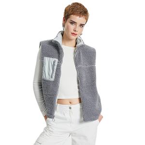 Diseño Personalizado, Nuevo, Prenda de Alta Calidad, Tejida y Acolchada, Estilo Urbano, con Bolsillos con Cremallera, Talla Grande, Holgada, Sin Mangas para Mujer - Product Image 4