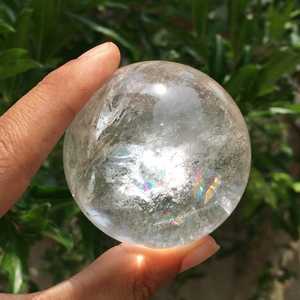 Handmade Eco-Friendly <b>Crystal</b> <b>Sphere</b> Ball Polished Clear Quartz Gemstone Decorative Globe - Product Image 5