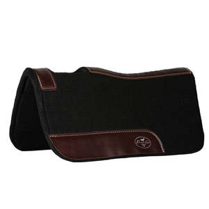 2026 Excellent Quality Hot Sale Dressage Classic Training Rough All-Purpose Saddle Pad Polyester Fleece Lined Brown Black Riding - Product Image 2