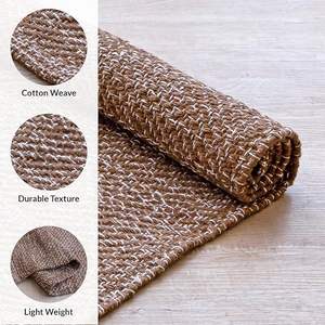 Tapis de sol moderne en jute fait main de haute qualité, antidérapant, pour cuisine, couloir, entrée - Tapis de sol en gros pour la maison - Product Image 6