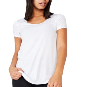 เสื้อยืดแขนสั้นสำหรับผู้หญิง,เสื้อยืดคอกลมเสื้อเบลาส์ - Product Image 1
