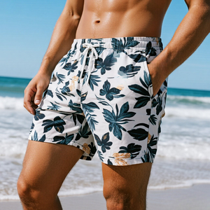 Shorts de sport décontractés pour hommes, taille mi-haute, avec cordon de serrage, motif imprimé, personnalisables, pour le golf et le fitness, ODM Clubwear - Product Image 5