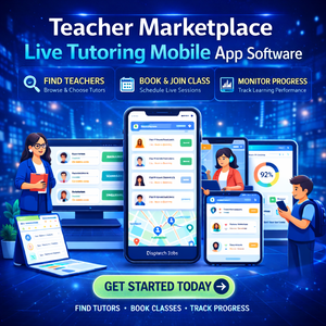 แพลตฟอร์มตลาดนักเรียน-ครูแบบครบวงจรและแพลตฟอร์มสอนพิเศษแบบสด พร้อมการเชื่อมต่อแอปพลิเคชันมือถือและระบบวิเคราะห์การเรียนรู้แบบเรียลไทม์ - Product Image 2