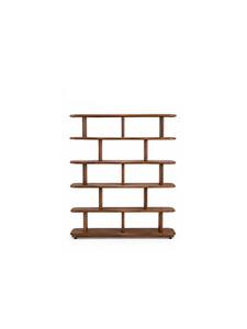 Librería Moderna de Madera Independiente con 6 Estantes, Estantería Modular con Compartimentos, Diseño Minimalista, Mueble para Sala de Estar u Oficina en Casa - Product Image 1