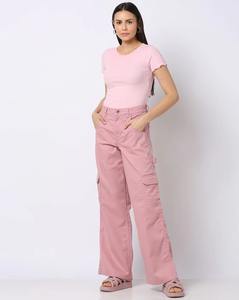 Pantalones informales de uso diario para mujer, pantalones elegantes de pierna ancha para mujer, pantalones elásticos para trabajo de oficina, pantalones ligeros de verano para mujer - Product Image 2