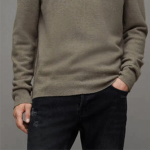 Jersey de Punto para Hombre, Transpirable, Manga Larga, Color Sólido, Estilo Casual, Diseño Antipilling, Cuello Camisero - Product Image 3