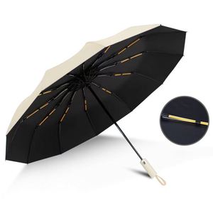 Wholesale Custom 24 Ribs Pongee Foldable Travel <b>Umbrella</b> UV Protection <b>Windproof</b> Business Automatic Folding - Product Image 3