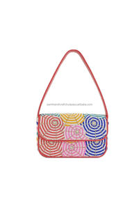Nuevo Bolso de Mano con Diseño de Pez y Cuentas para Mujer, Bolso de Mano con Cuentas, Bolso de Moda para Mujer, Logotipo Personalizado - Product Image 4