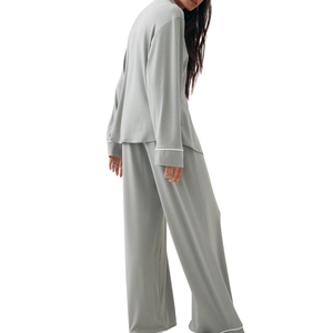 ชุดนอนผู้หญิงพรีเมียม ODM ผ้าโพลีเอสเตอร์/คอตตอน แขนยาว แห้งเร็ว ระบายอากาศได้ดี ใส่ได้ทุกฤดู - Product Image 2