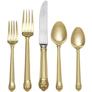 Ensemble de couverts élégants en acier inoxydable lourd et équilibré pour une prise en main confortable, expérience culinaire haut de gamme, utilisation pour les fêtes à la maison - Product Image 2