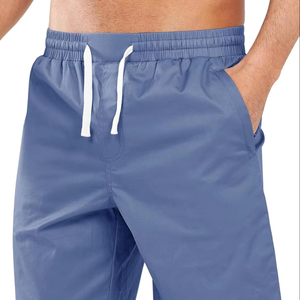 Shorts décontractés pour homme, tissu doux, respirant, short d'été, taille élastique, cordon de serrage, confortable, shorts de sport, shorts de course - Product Image 1