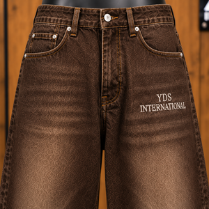 Pantalones Anchos y Holgados para Hombre, Cintura Alta, Corte Holgado, Talla Grande, Lavado Enzimático, Estilo Casual Moderno - Product Image 4