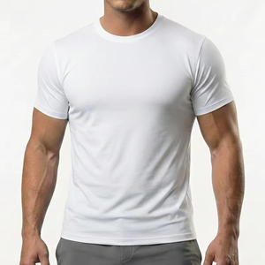 <b>RAZERS</b> IMPEX Eco Friendly Custom Cotton Plus Size <b>Men's</b> Short Sleeve Crewneck T-Shirt Breathable Quick Dry Anti-Pilling Puff - Product Image 3