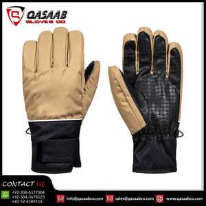 Mitaines d'hiver en polyester respirant personnalisées en usine, chaudes et tendance, pour le snowboard, coupe-vent et gants de ski pour le cyclisme - Product Image 3