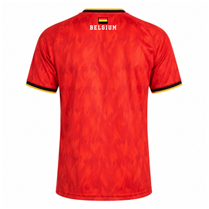 Camiseta de Fútbol Roja Inspirada en Bélgica 2026, Camiseta para Fanáticos del Fútbol Adulto, Estilo Local de Bélgica, Ropa Deportiva - Product Image 2