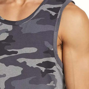 เสื้อกล้ามผู้ชาย LUXE ATTIRE INDUSTRY ผลิตจากโพลีเอสเตอร์รักษ์โลก เหมาะสำหรับใส่ลำลองในฤดูร้อน เสื้อแขนกุดสำหรับออกกำลังกาย ฟิตเนส วิ่ง - Product Image 6