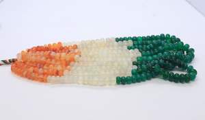 Cuentas Redondas de Calcedonia Natural AAA de 8-10 mm, Cuentas Redondas de Calcedonia Disco de 16 Pulgadas, Cuentas Redondas de Calcedonia Lisas - Product Image 5