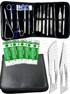 Minor Surgery Instruments Set 34pcs Stainless Steel General Surgical Instruments <b>Kit</b> with Case by Vaslcare - Product Image 6