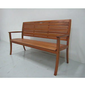Garden Patio <b>Bench</b> Solid Teak Wood <b>2</b>-<b>Seater</b> Natural Finish for Outdoor Use Model BEN22 - Product Image 1