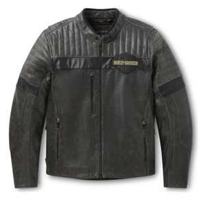 Chaqueta de cuero H-D Passing Link III para hombre - Product Image 4
