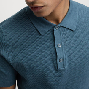 Polos de Algodón Tejido para Hombre, Tallas Grandes, Logotipo Personalizado, Fabricante OEM, Tela Suave y Transpirable, Ajuste Cómodo, Suministro al por Mayor - Product Image 5