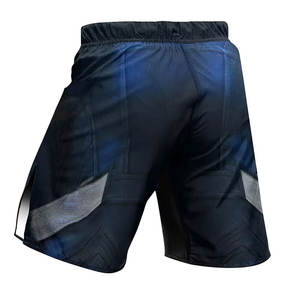 Pantalones Cortos de Grappling para Hombre, Tela Resistente, Logotipo Frontal, Secado Rápido, Ligeros, para Entrenamiento de MMA, Práctica de Lucha, Acondicionamiento Físico - Product Image 6