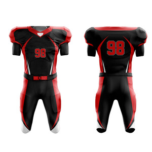 Uniforme de Fútbol Americano Sublimado con Tela Tackle Twill, Uniforme de Fútbol Americano de la Mejor Calidad para Adultos y Jóvenes - Product Image 1
