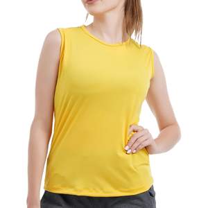Camiseta sin Mangas Deportiva Transpirable para Mujer, Ropa Deportiva para Gimnasio, Entrenamiento, Fabricante Personalizado OEM ODM - Product Image 4