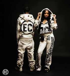 Ensemble de jogging rétro streetwear pour garçons OEM, ensemble de sweat à capuche délavé au soleil pour enfants, ensemble de survêtement à manches longues pour enfants - Product Image 2