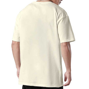 T-shirt en jersey oversize pour homme, très tendance, avec impression en relief, écologique, séchage rapide, respirant, logo avant stylé - Product Image 2