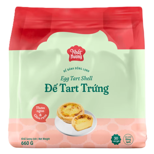 Excellent Quality Tart Direct Manufacturer HALAL OEM/ODM Bakery Dessert Frozen Portuguese Egg Tart Shell UnBaked 660G Sweet <b>Bag</b> - Product Image 1