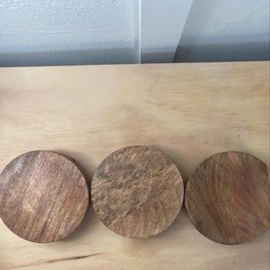 Sous-verres en bois de haute qualité, écologiques, pour les fêtes, nouveau design, forme carrée, avec support, logo personnalisé gravé - Product Image 6