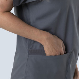 Ensembles de jogging unisexes en tricot respirant Spandex/Polyester, détectables par les capteurs, avec logo personnalisé, pour usage hospitalier - Product Image 5