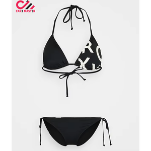 Cheap Price Women's <b>Bikini</b> <b>Set</b> Front Spandex/Polyester Material Customizable Colors Designs OEM Service - Product Image 1