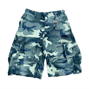 Premium Custom High Quality Streetwear Camouflage <b>Cargo</b> Shorts <b>Man</b> Camofluge <b>Men's</b> Baggy <b>Camo</b> Shorts Manufacturer <b>Cargo</b> Shorts - Product Image 4