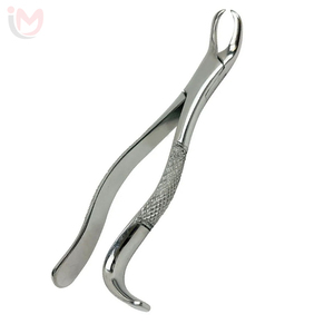 Forceps d'extraction dentaire professionnels en acier inoxydable, poignée recouverte de caoutchouc, bec dentelé, pinces d'extraction dentaire, outil chirurgical - Product Image 3